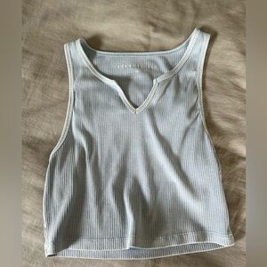 Aeropostale blue tank top with notch
